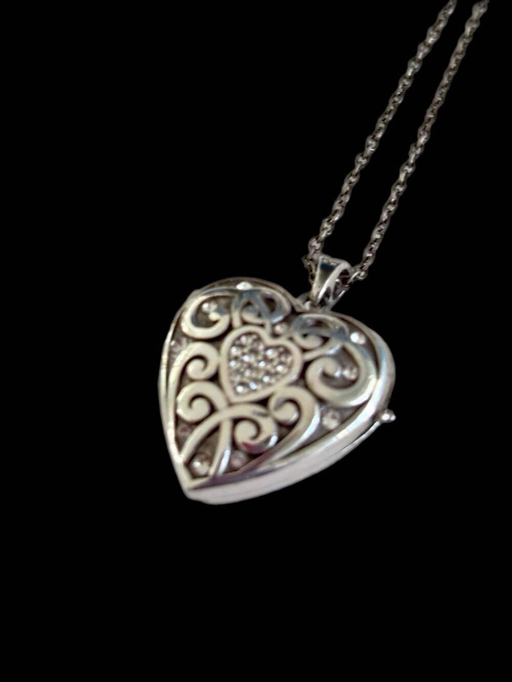 BRIGHTON SWEET MEMORY LOCKET Heart Pendant Necklace